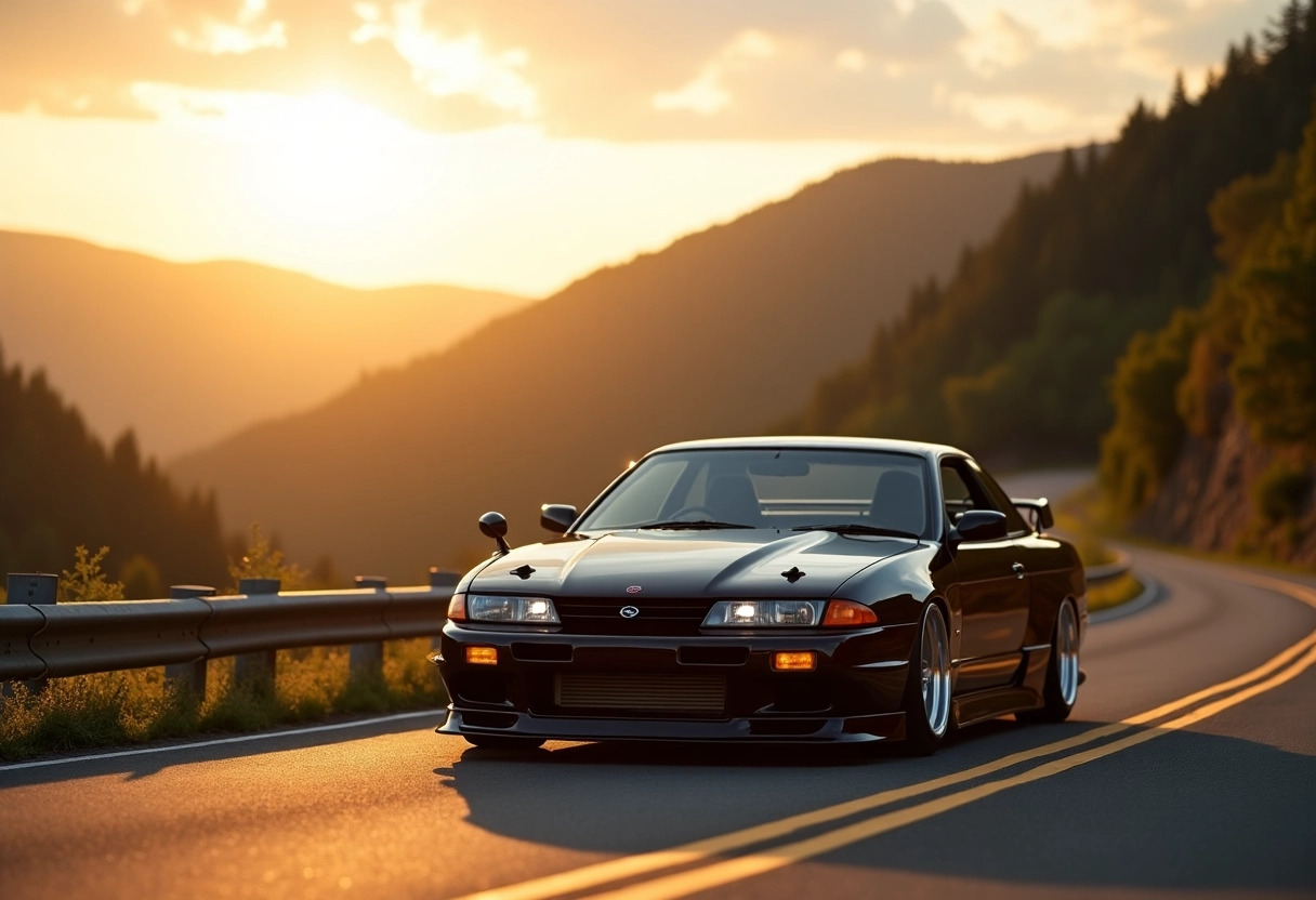 nissan s14a silvia  design automobile japonais